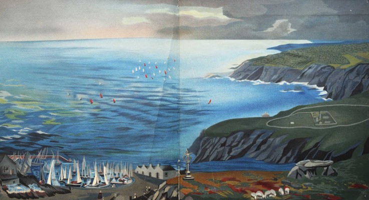[Панорама берега / Худ. А. Экстер, текст Мари Колмон]. Panorama de la Cote. На фр. яз. [Париж]: Эрнест Фламмарион, 1938.